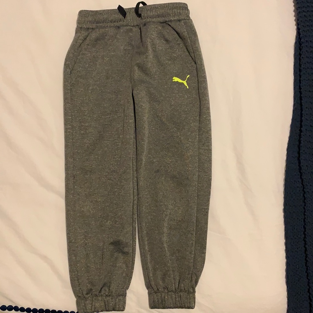 puma grey sweats
